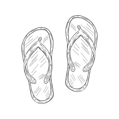 Flip flop yaz ayakkabısı çizgileri çizilmiş sanat plajları lastik sandaletler