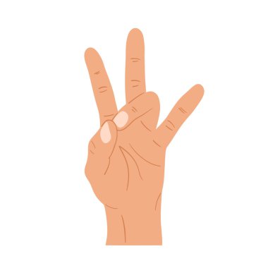 İnsan eli ve parmağı olumlu hareket eder.