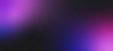 Koyu bir arkaplan, solda koyu mor ve mavi renkten sağda pembe renge dönüşüyor. İnce tahıl dokusu her yerde görülebilir..