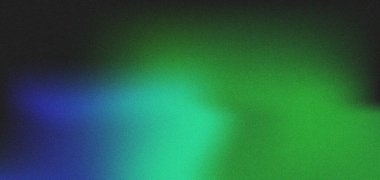 Soldaki derin maviden sağdaki parlak yeşile yumuşak bir değişim, ince bir tahıl dokusu var..