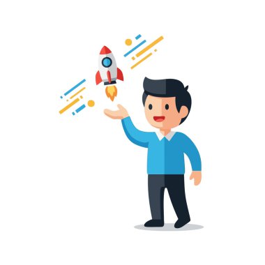 Bu çizgi film adamının roketini bugün yeni yüksekliklere fırlatmasını izleyin.