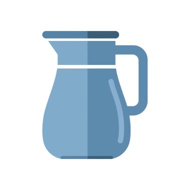 Temiz, basit bir estetik için modern açık mavi sürahi çizimi ya da mutfak tasarımı projeleri