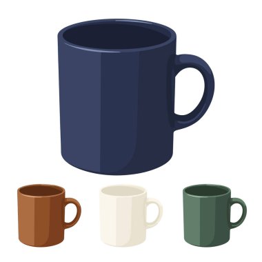 Kahve ya da çay molası için modern seramik bardaklar moda renkler