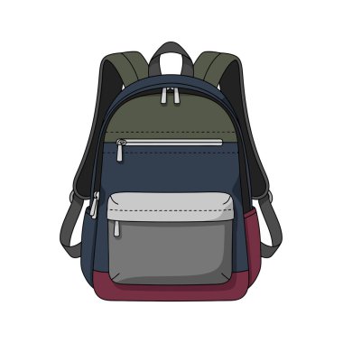 Okul gezisi ve açık hava maceraları için şık bir sırt çantası.