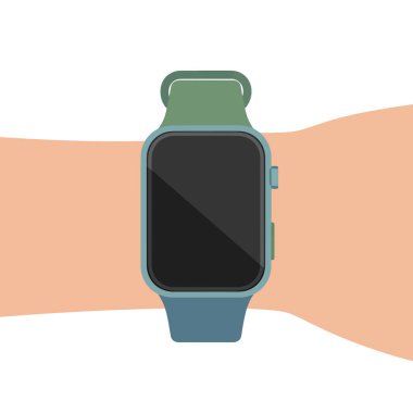 Sağlık ve zindelik takibi için bilekte modern ukalalık.