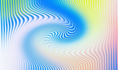 Bükülmüş çizgilerle hafif BLUE vektör arkaplanı.