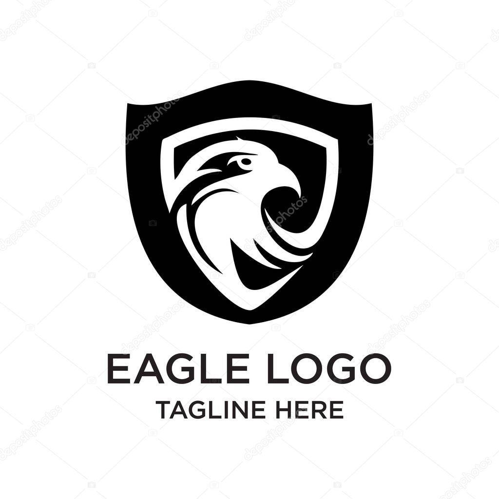 Eagle logo design unique concept Premium Vector