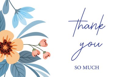 Bu vektör teşekkür kartı ince çiçek aksanıyla zarif metin ile harmanlıyor. Minimalist tasarımı ve yumuşak çiçekleri takdir etmek için ideal bir yol. Her fırsatta şükranlarımızı sunmak için samimi ve zarif bir yol..