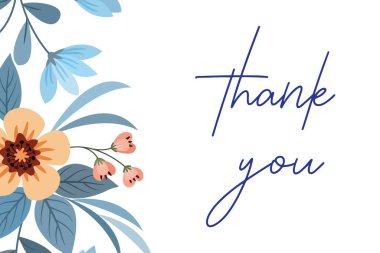 Zarif çiçek unsurları ve şık tipografi içeren bu ince vektör kartıyla teşekkürlerimizi paylaşın. Takdir için mükemmel, canlı çiçekleri ve modern metni sonsuz zarafetle şükranlarını ileten sofistike bir tasarım yaratır..