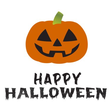 Bir vektör illüstrasyonunda klasik bir Cadılar Bayramı balkabağı ve neşeli bir balkabağı var. Bu resim ürkütücü sezonun özünü basit ama etkili tasarımıyla yakalıyor. Balkabağı yeşil saplı parlak turuncu bir renktir.