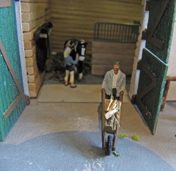 Atların ahırları burada temizleniyor.