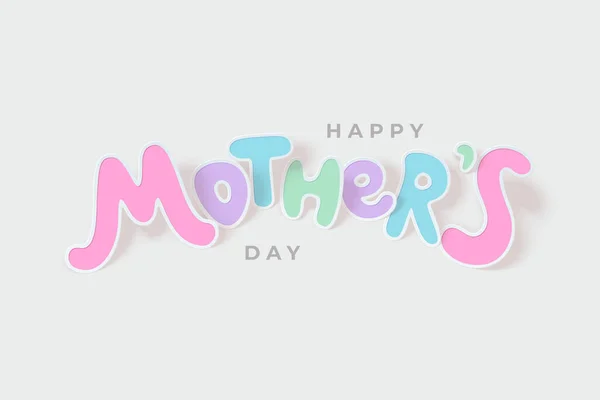 Lyckliga mödrar dag bakgrund — Stock vektor