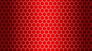 Paskalya Şablonu Kızıl Neon Renkleri Paskalya Tatili. Neon Renkleri, Altıgen Şekilli Desen