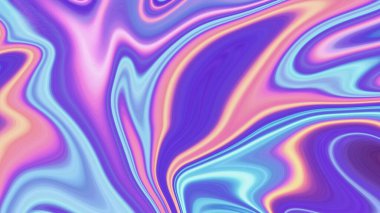 Soyut Sıvı Boyası. Sıvılaştırılmış Resim. Renkli Görüntü. Renkli Boya