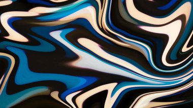 Soyut Sıvı Boyası. Sıvılaştırılmış Resim. Renkli Görüntü. Renkli Boya