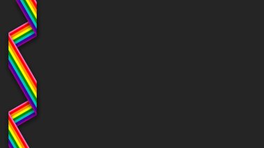 Happy Pride Month LGBT Gilbert Rainbow Pride Flag Background. Colorful LGBT Gilbert Rainbow Flag. Pride Month Background