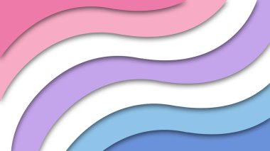 Happy Pride Month Bigender Pride Flag Wall Background. Colorful Bigender Flag. Pride Month Background