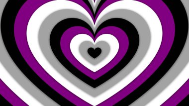 Happy Pride Month Asexual Pride Flag Horizontal Background. Colorful LGBT Asexual Flag. Pride Month Background