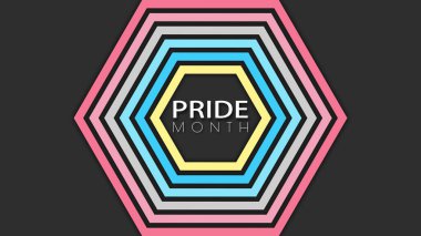 Happy Pride Month Genderflux Pride Flag Background. Colorful Genderflux Flag. Pride Month Background