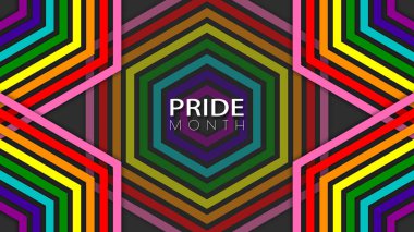 Happy Pride Month LGBT Gilbert Rainbow Pride Flag Background. Colorful LGBT Gilbert Rainbow Flag. Pride Month Background