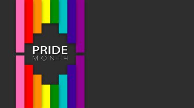 Happy Pride Month LGBT Gilbert Rainbow Pride Flag Background. Colorful LGBT Gilbert Rainbow Flag. Pride Month Background