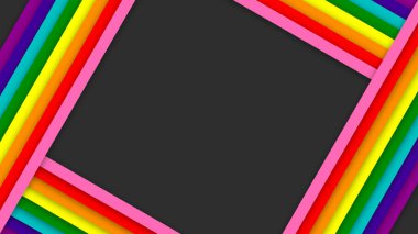 Happy Pride Month LGBT Gilbert Rainbow Pride Flag Background. Colorful LGBT Gilbert Rainbow Flag. Pride Month Background