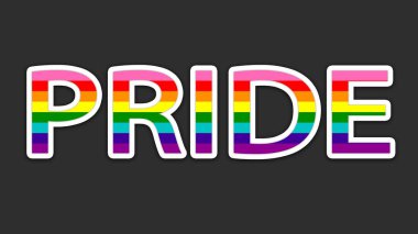 Happy Pride Month LGBT Gilbert Rainbow Pride Flag Background. Colorful LGBT Gilbert Rainbow Flag. Pride Month Background