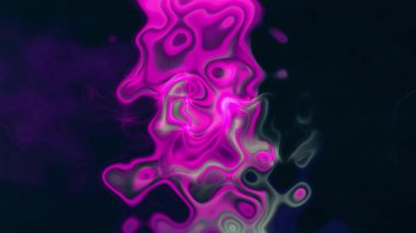 Soyut Sıvı Boya Sıvılaştırma Girdap Bozukluğu Renkli Arkaplan. Soyut Taşınma Arkaplanı. Çok Renkli Neon Renkleri