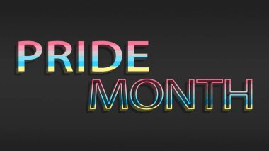 Happy Pride Month Genderflux Pride Flag Background. Colorful Genderflux Flag. Pride Month Background