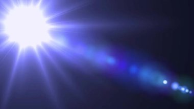 Parlak ışık efekti, koyu bir arkaplanda mavi ışınlarla parlayarak çarpıcı bir çapraz desen oluşturur. Görüntü soyut, modern ve görsel olarak çarpıcı..