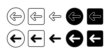 En az siyah arka ok simgeleri temiz ve katı bir şekilde. Navigasyon, geri hareket veya yön grafikleri için uygundur.