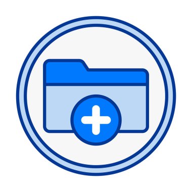 Yeni dosyalar oluşturmak, belgeleri düzenlemek ve dijital içeriği yönetmek için renkli dizin ekleme simgesi.