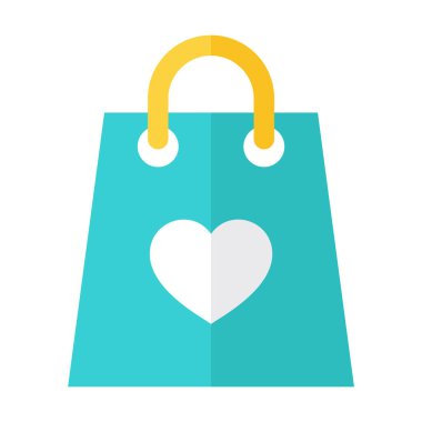 Perakende mağazaları, moda dükkanları, ürün alımları ve modern alışveriş temaları için mükemmel bir simge..