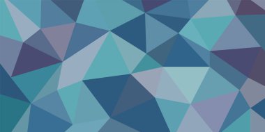 Geometric abstract background with polygon triangle pattern in blue green tones. Ideal for technology themes, corporate presentations, modern branding, and digital visuals.