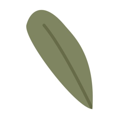 El çizimi minimumda yeşil yaprak çizimi, rahat Cottagecore estetik ve rustik vintage cazibesi, botanik sanatı, bahçe projeleri, çiçek dekorasyonları ve minimalist iç tasarımlar için ideal.