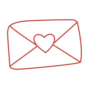 İçinde kalp mührü olan el yapımı zarf, basit satır şeklinde çizilmiş, romantik mektuplar için mükemmel, Sevgililer Günü tebrikleri, düğün kırtasiyesi, içten mesajlar, ve yumuşak Cottagecore ilham verici tasarımlar..