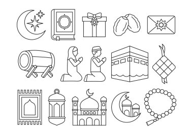 Camii Hilal fener duası, Kuran ve Ramazan kampanyaları için ideal dini unsurların yer aldığı temiz İslam ikonu seti ruhani markalaştırıcı materyaller üretiyor..