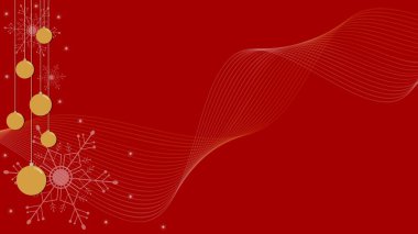 Kırmızı Altın sarısı Noel Arkaplan Kağıdı Noel Baloları ve Parıltı Dekorasyonları