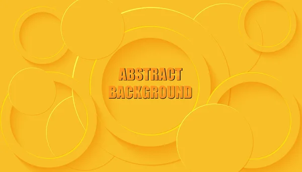 Üst üste bindirme ve dağınık Altın-Sarı Çemberler ve Yüzükler ile Özelleştirilmiş Canlı Bir Soyut Arkaplan