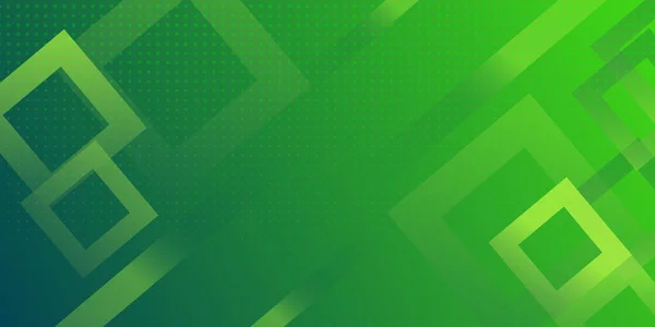 Yeşil Gradyan ile Dinamik Geometrik Şekiller