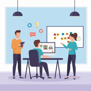 Yaratıcı Ajans Çalışma Alanı illüstrasyonu