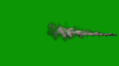 dumanı yeşil arkaplanda