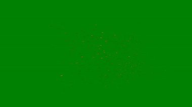 Yeşil arkaplanda yeşil yapraklar