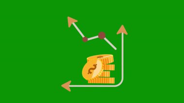 Para ikonu. vektör illüstrasyonu