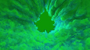 yeşil ve mavi arka plan.