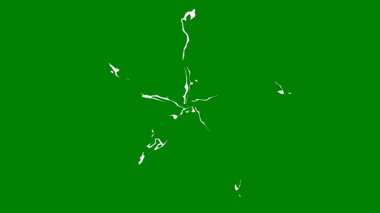 yeşil arka plan. Vektör tasarımı 10 saniye.