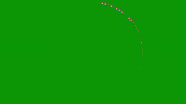 Yeşil arka planda yeşil plastik bir şişeden o harfinin 3 boyutlu çizimi.