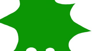 Yaprak sembolü tasarım şablonu vektörü