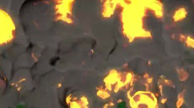 suluboya desenli yeşil soyut arkaplan