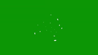 yeşil yaprak ekoloji ikonu vektör illüstrasyonu